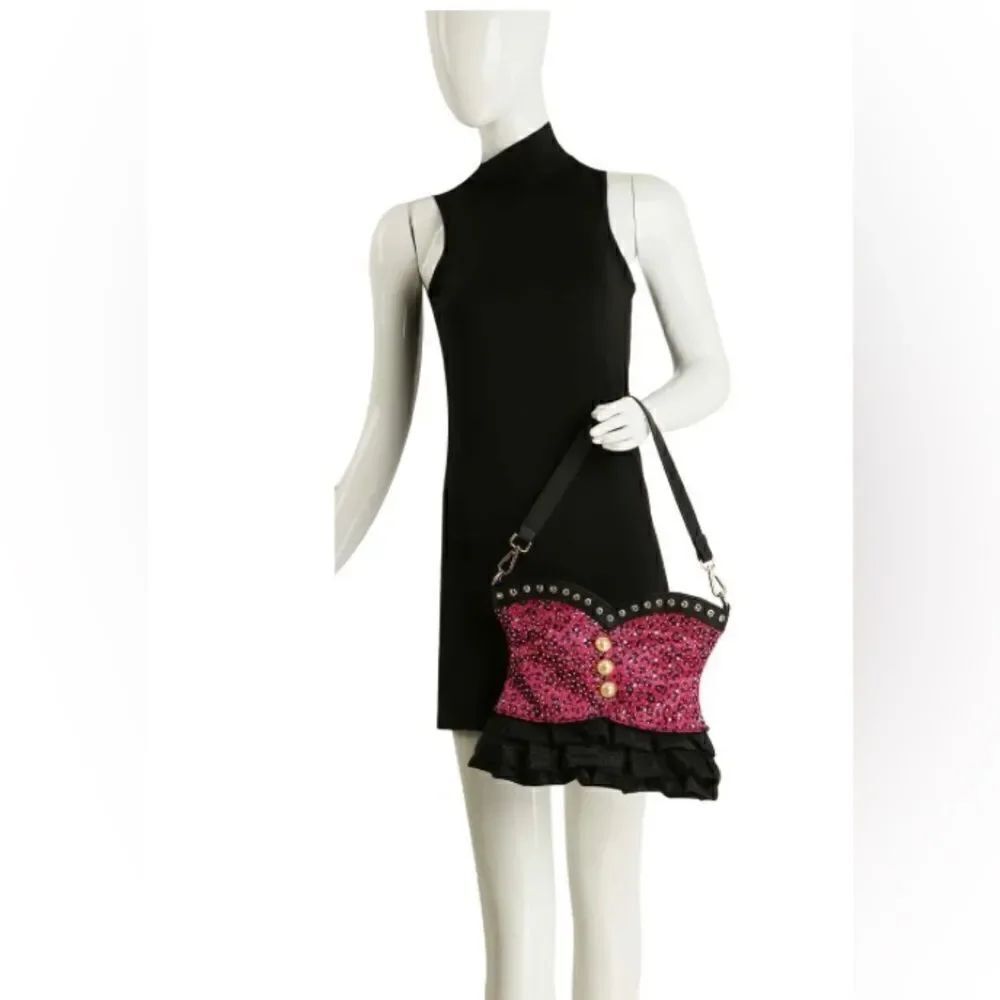 Rhinestone Vest Handbag - Picture 5 of 5
